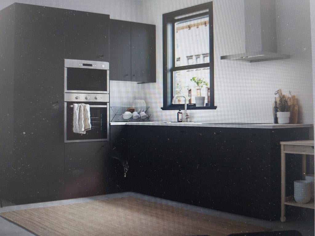 Ikea zwarte ladefront 60x 40 cm 6 stuks +deur, Ophalen, Zwart, Overige typen