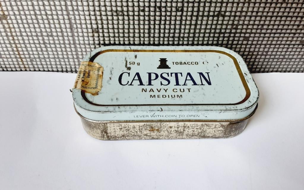 capstan navy cut, medium blik, Verzamelen, Blikken, Ophalen of Verzenden, Gebruikt, Overige
