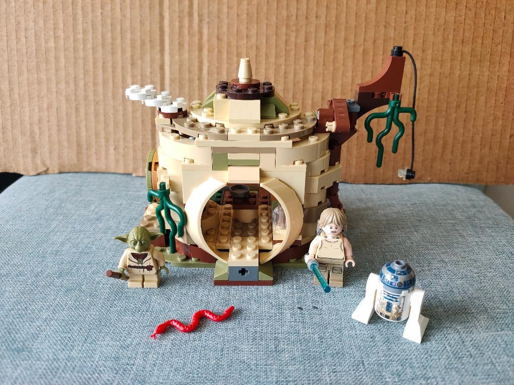 Lego 75208 Yoda's Hut, Ophalen of Verzenden, Zo goed als nieuw, Complete set, Lego
