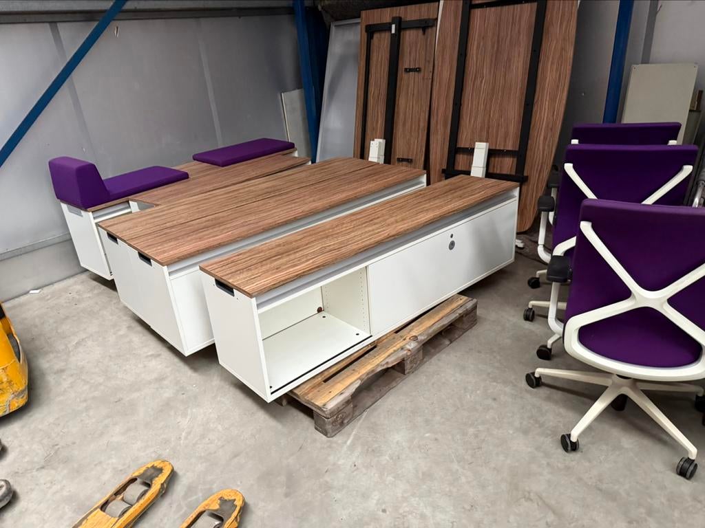 Sedus design kasten / bankelementen hout – afsluitbaar, Ophalen