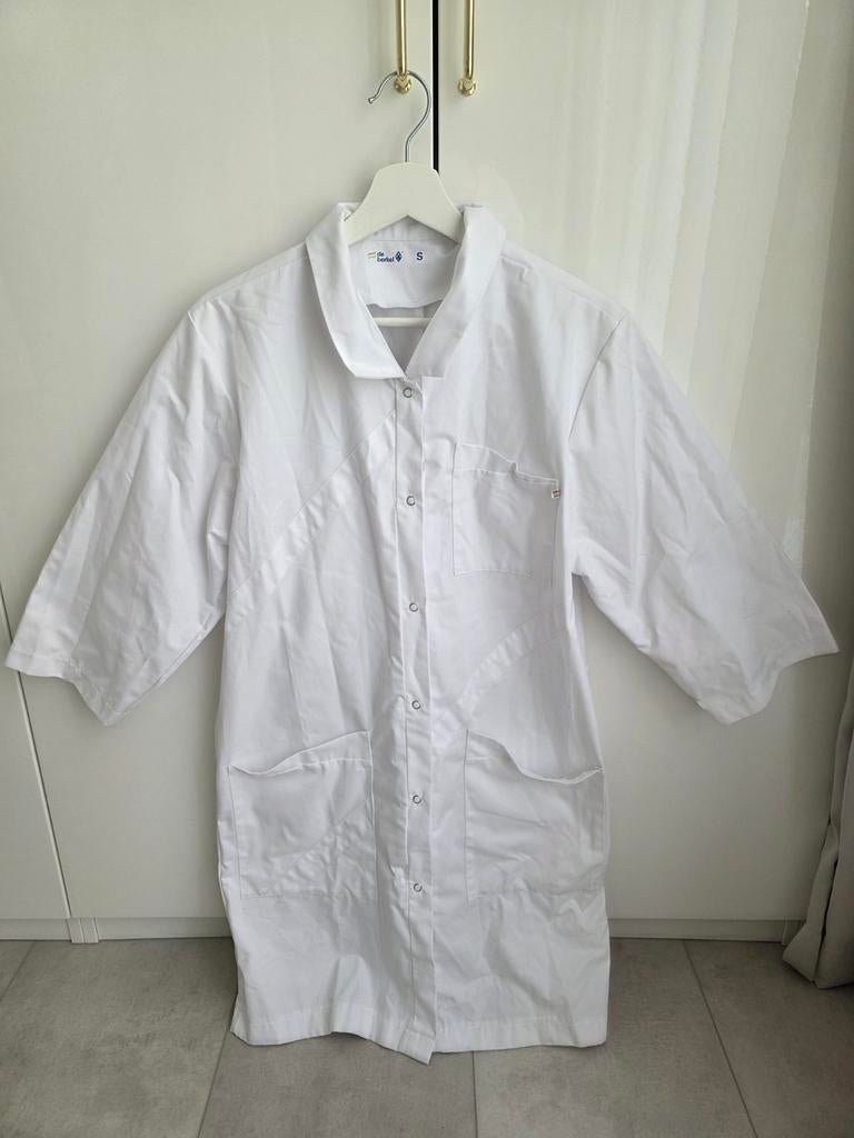 Witte Werkjas - Ideaal voor diverse beroepen, Wit, Ophalen of Verzenden, Zo goed als nieuw, Jasje