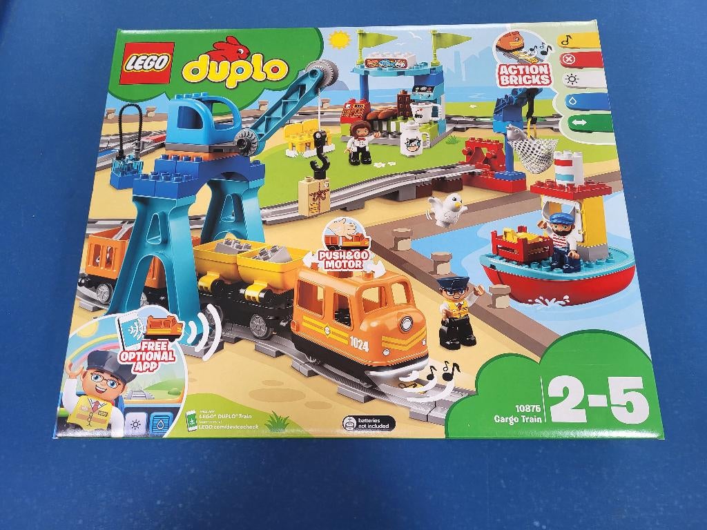 LEGO 10875 Cargo Train – nieuw verzegeld – complete treinset, Ophalen of Verzenden, Nieuw, Complete set, Lego