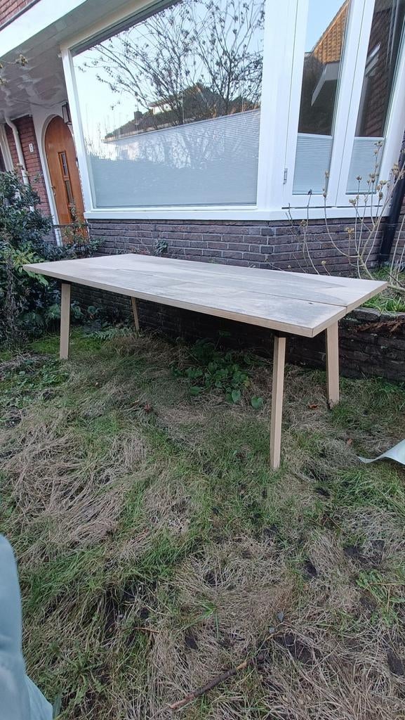 Eettafel IKEA, groot, modern design, Ophalen, Gebruikt, Overige materialen, 200 cm of meer