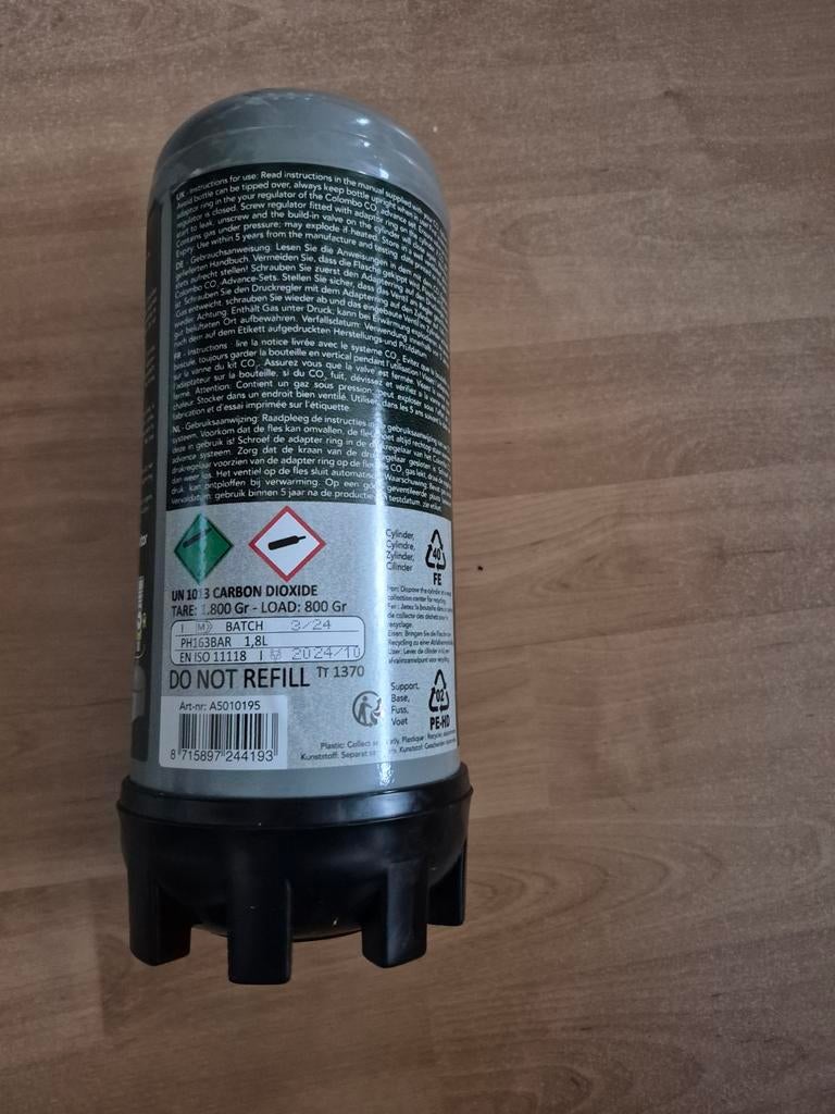 Co2 cylinder, Dieren en Toebehoren, Ophalen, Filter of Co2