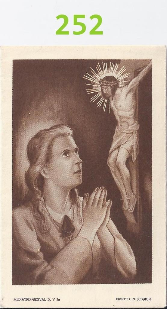 Bp29 prentje gebed om levensstaat te kiezen, Ophalen of Verzenden, Zo goed als nieuw, Kaart of Prent