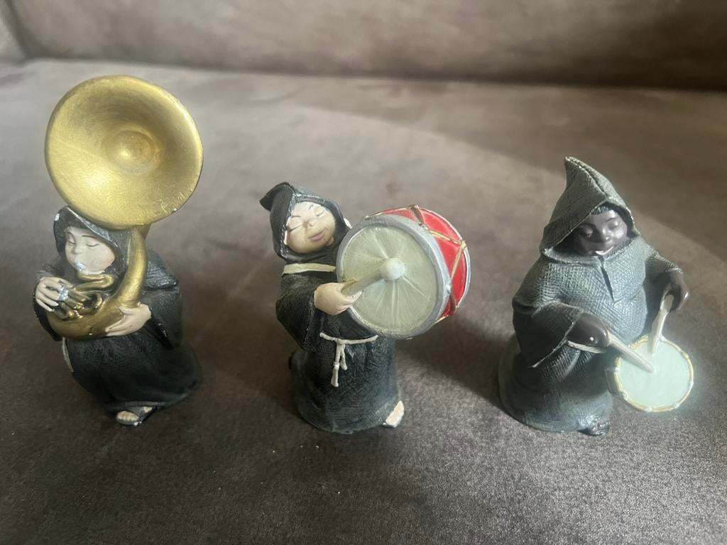 3 Monnik Beeldjes Abbey Parade Parastone., Verzamelen, Beelden en Beeldjes, Zo goed als nieuw, Mens, Ophalen of Verzenden