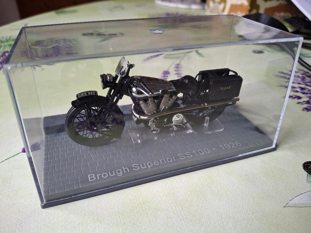Brough Superior SS100 Chroom/zwart 1926 (IXO - Altaya), Ophalen of Verzenden, Nieuw, Motor, Overige merken