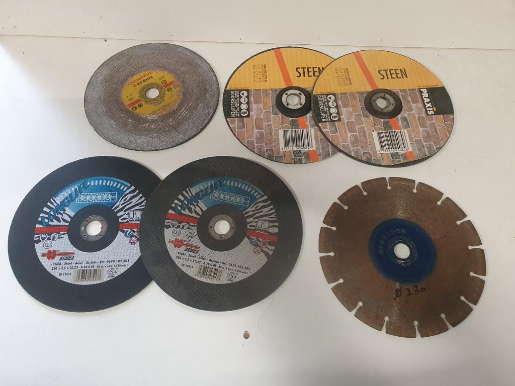 Diamant slijpschijven,staalborstels,doorslijpschijf, Ophalen of Verzenden, Nieuw