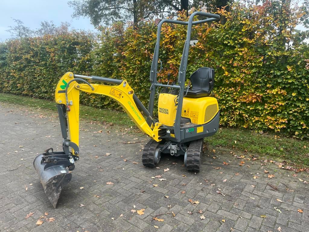 Wacker Neuson 803 Dual Power Mini Graafmachine, Ophalen, Graafmachine