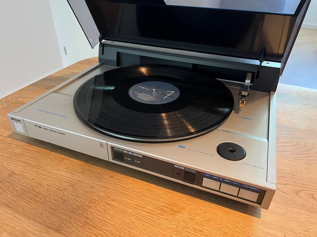 Philips FP146 platenspeler met nieuw element, Audio, Tv en Foto, Platenspelers, Zo goed als nieuw, Platenspeler, Philips, Automatisch