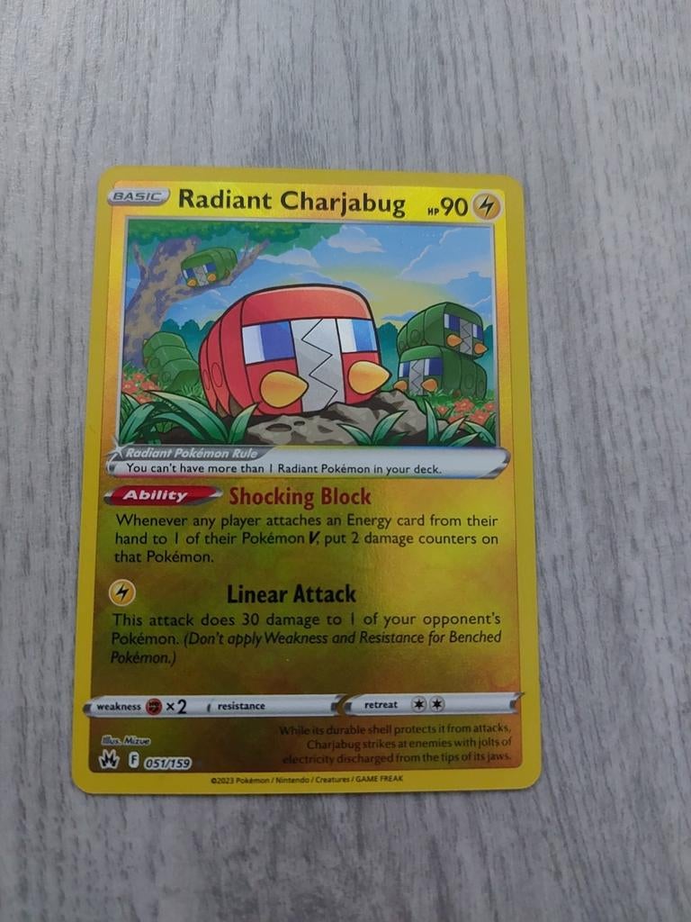 3 Radiant Cards, Ophalen of Verzenden, Zo goed als nieuw, Meerdere kaarten, Foil