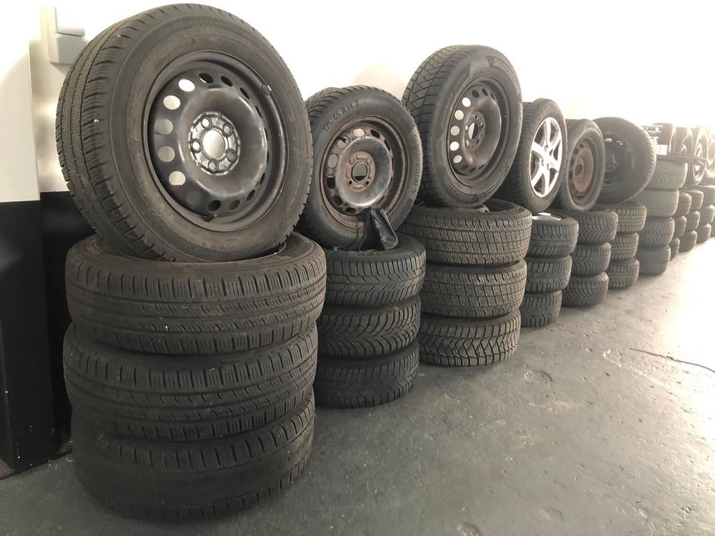 Winter banden Vito Citan Ford Fiesta Focus Fiat 500 VW Polo, Auto-onderdelen, Banden en Velgen, Ophalen, 16 inch, Banden en Velgen