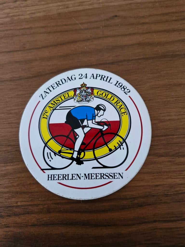 5053 Amstel Gold Race 1982 Sticker, Ophalen of Verzenden, Gebruikt