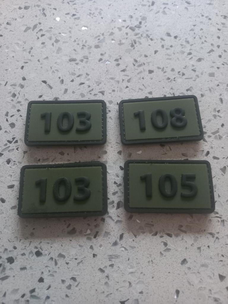 KCT  KORPS COMMANDOTROEPEN   PVC PATCHES, Verzamelen, Militaria | Algemeen, Verzenden, Landmacht, Nederland, Embleem of Badge