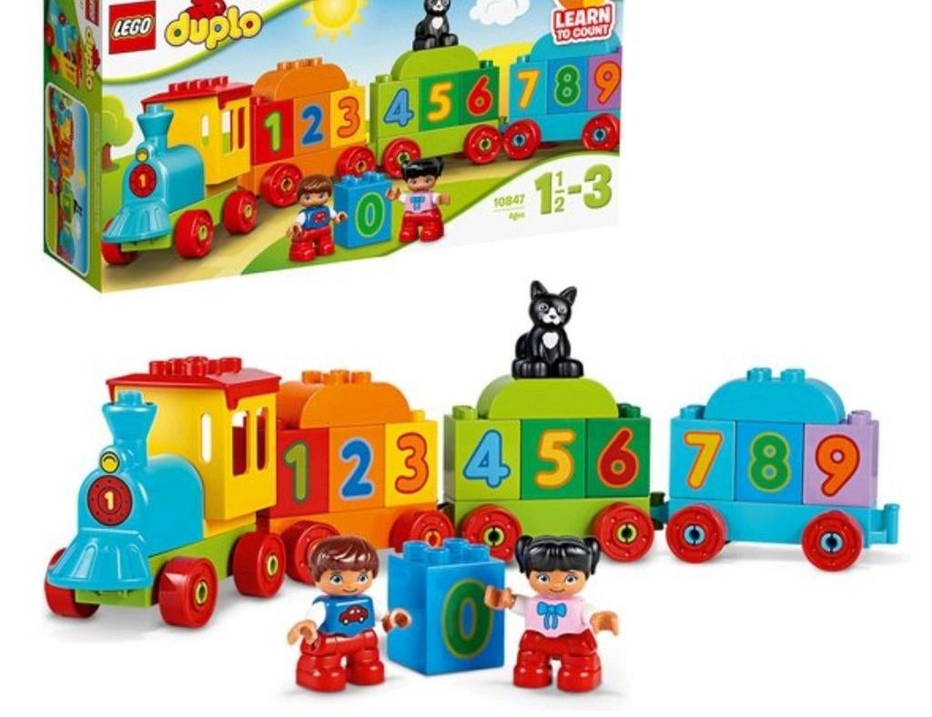 LEGO DUPLO 10847 Getallentrein, Ophalen, Gebruikt