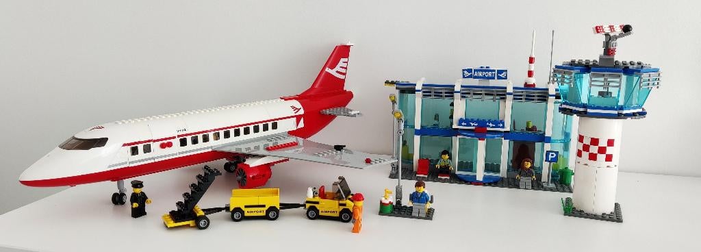 LEGO System Town City nr. 3182 Airport / Vliegveld, Ophalen of Verzenden, Zo goed als nieuw, Complete set, Lego
