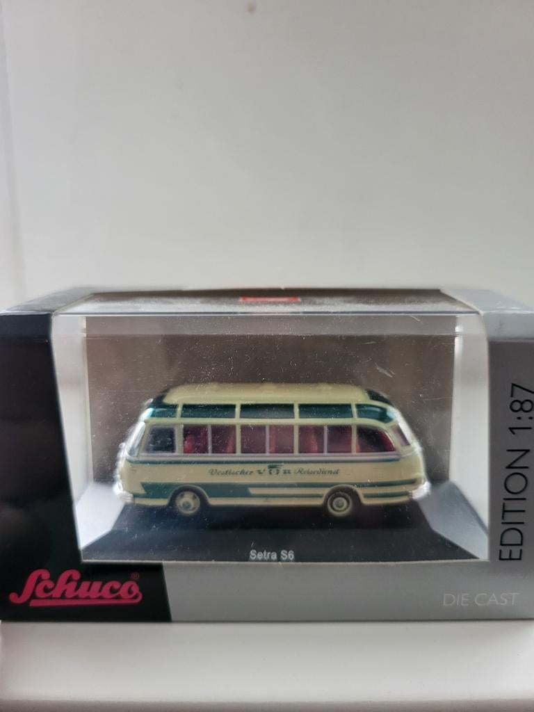 Schuco Setra S6 1:87 - Zeldzaam Model!, Ophalen of Verzenden, Zo goed als nieuw, Bus of Vrachtwagen, Schuco