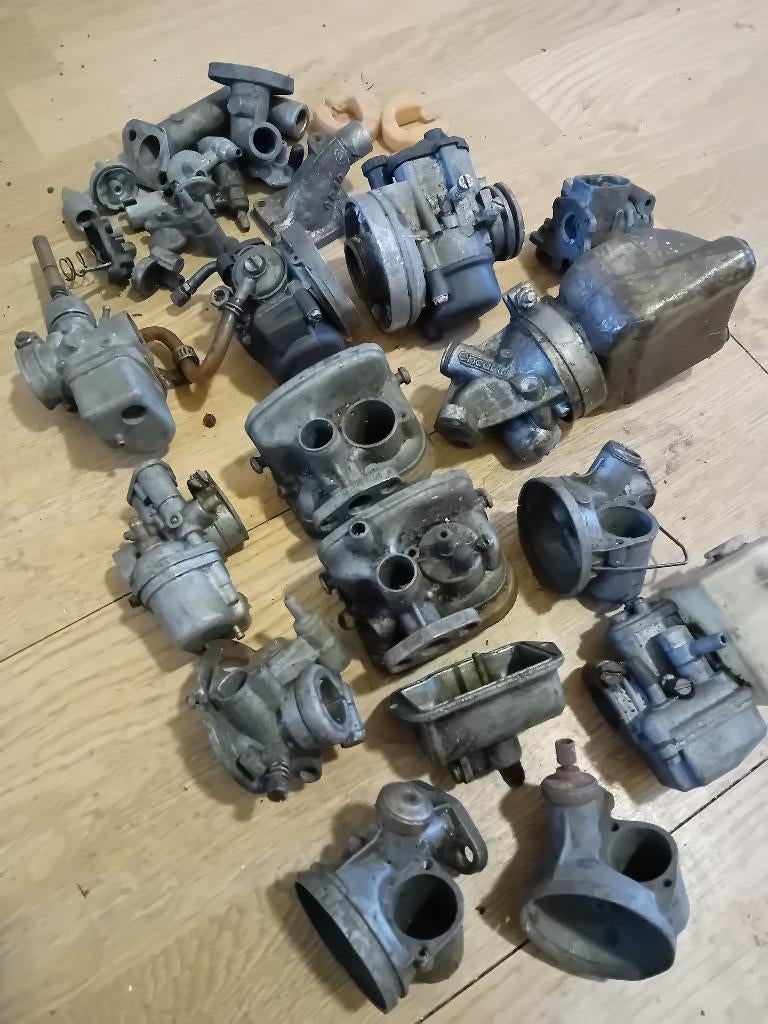 Diverse oldtimer bromfiets cabarateurs, Ophalen, Overige typen, Overige merken