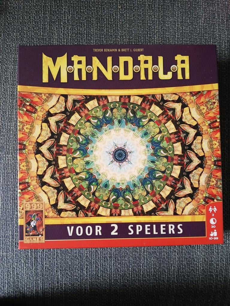 Mandala bordspel voor 2 spelers (zo goed als nieuw), Een of twee spelers, Ophalen of Verzenden, Zo goed als nieuw, 999 Games b.v.
