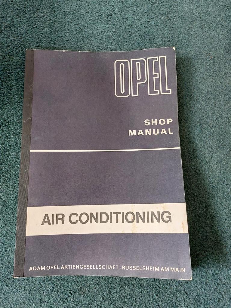 Opel Shop Manual Air Conditioning - Augustus 1969, Ophalen of Verzenden, Gelezen, Opel, Adam Opel Aktiengesellschaft