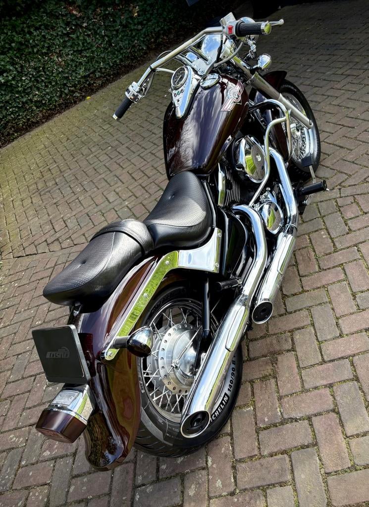 Prachtige Kawasaki VN800 VN 800 Classic Dark Maroon