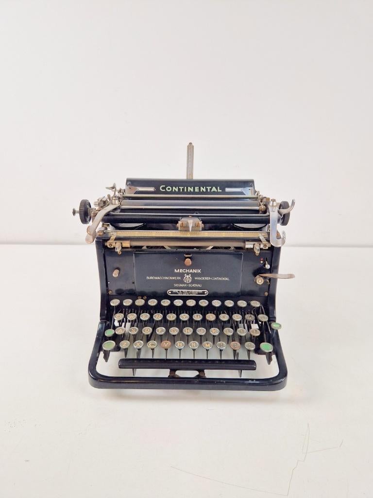 Vintage wanderer continental typemachine 1922 germany, Diversen, Typemachines, N, Ophalen of Verzenden, N, N