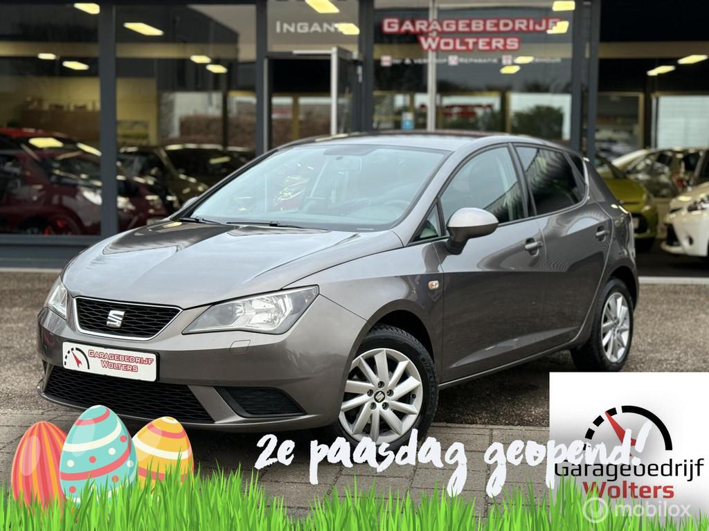 Seat Ibiza 1.4 Style PARKEERSENS. 5DRS LMV ECC NW APK, Gebruikt, Zwart, 4 cilinders, Met garantie (alle)