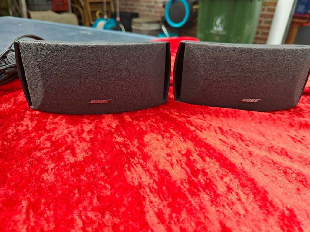 Bose 321 Gemstone luidsprekers 2x zwart, Overige merken, 70 watt of meer, Ophalen of Verzenden, Zo goed als nieuw