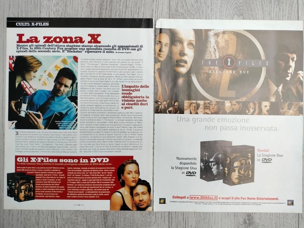 The X-files magazine / tijdschrift artikelen clippings, Verzenden, Zo goed als nieuw, Boek, Tijdschrift of Artikel