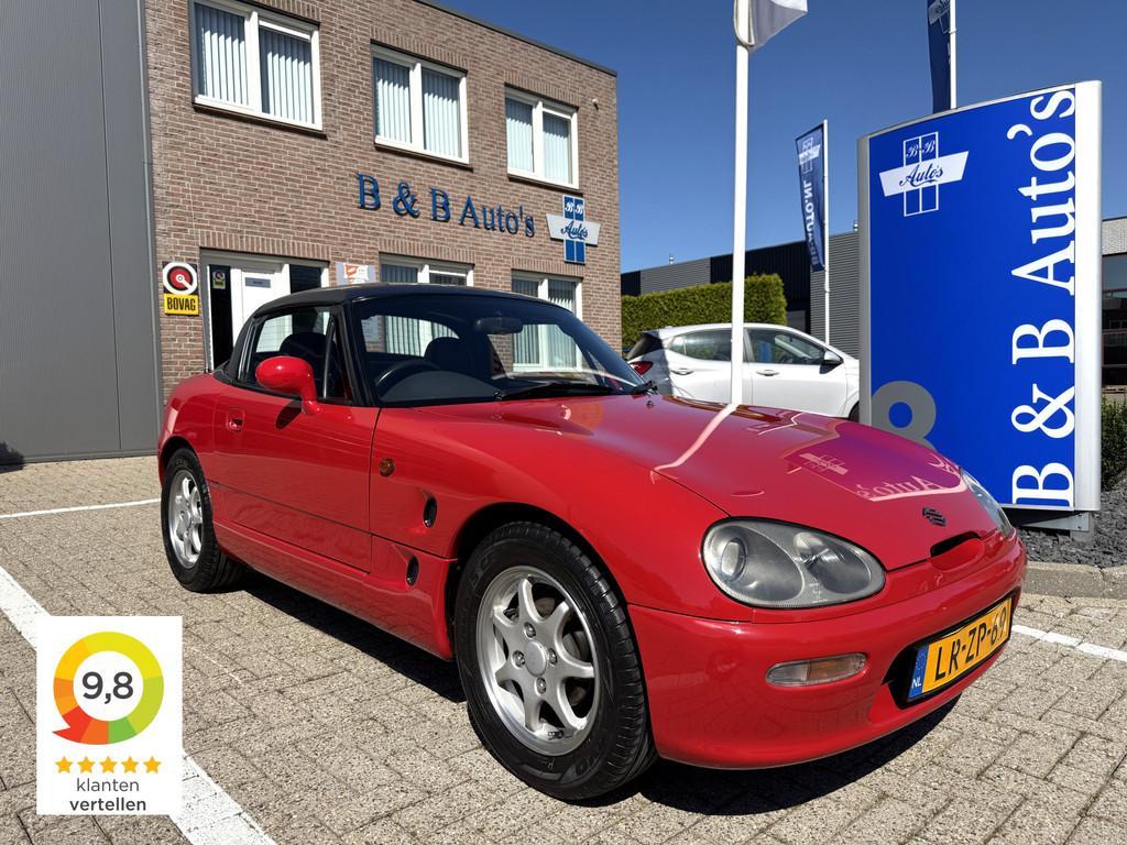 Suzuki Cappuccino 0.7 Cabriolet l ZEER NETJES l ORG. NEDERLA, 64 pk, Zwart, Cabriolet, Handgeschakeld