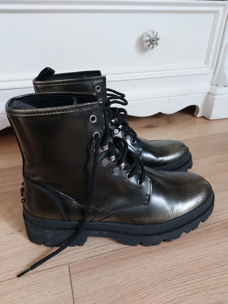 Sacha gouden 'dr Martens' dames boots maat 40, Ophalen, Overige kleuren, Lage of Enkellaarzen, Nieuw