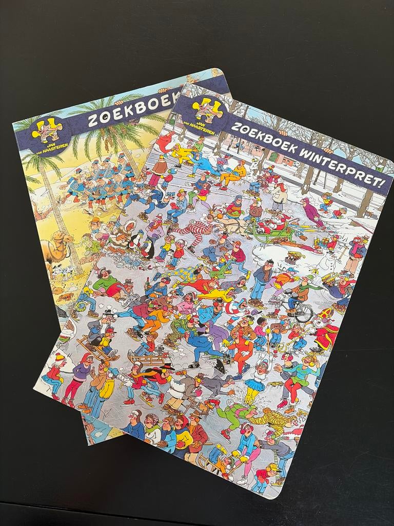 Jan van Haasteren Zoekboeken: Winterpret en Zoekboek, Ophalen, Gelezen