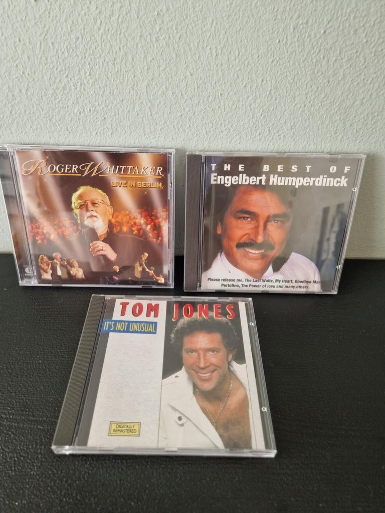 CD's: Roger Whittaker, Engelbert Humperdinck, Tom Jones, Ophalen of Verzenden, 1990 - 1999, Gebruikt