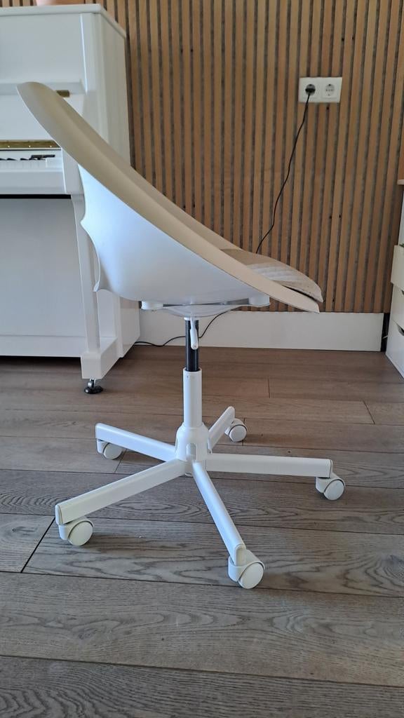 Ikea Eldberget bureaustoel beige/wit, Ophalen, Wit