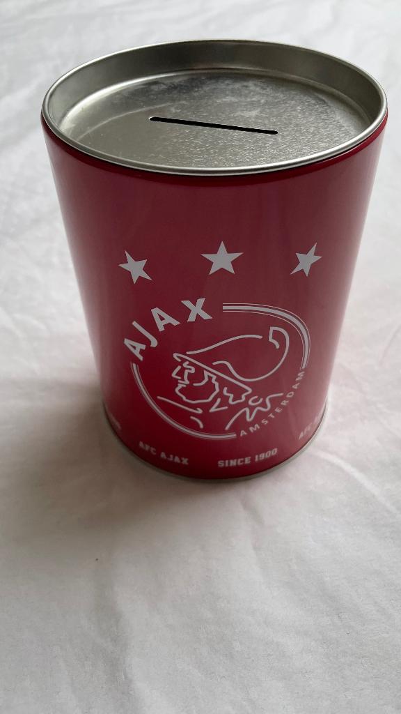 Ajax spaarpot NIEUWSTAAT, Ophalen of Verzenden, Zo goed als nieuw, Ajax, Overige typen