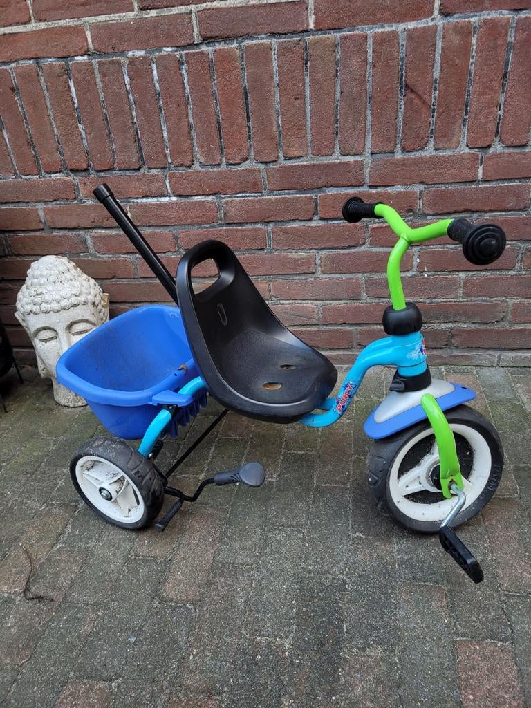 Puky driewieler, Ophalen, Duwstang