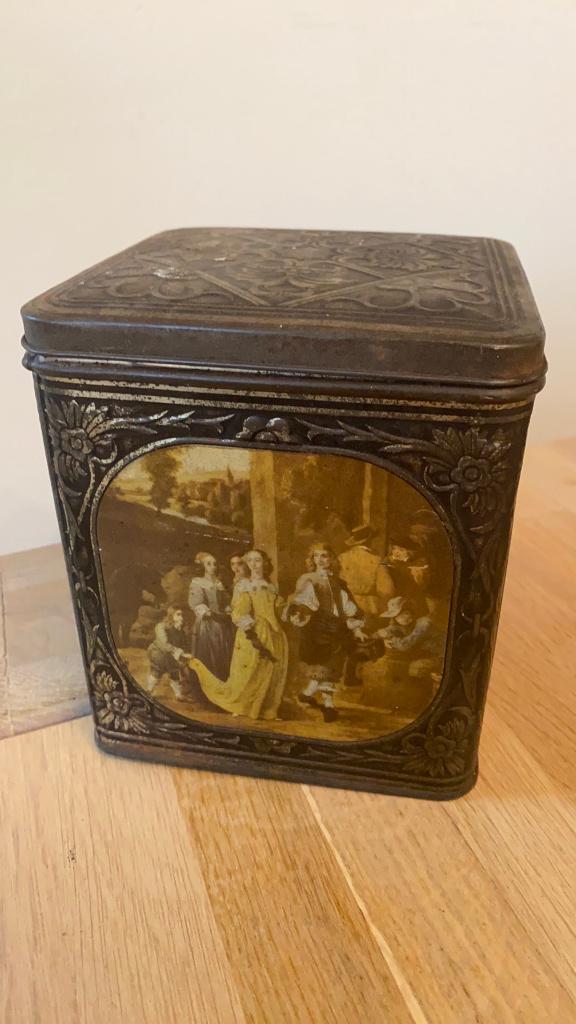 Ri-Ri Demaret Chocolaterie blik uit België - Vlaamse kermis, Ophalen of Verzenden, Gebruikt, Overige