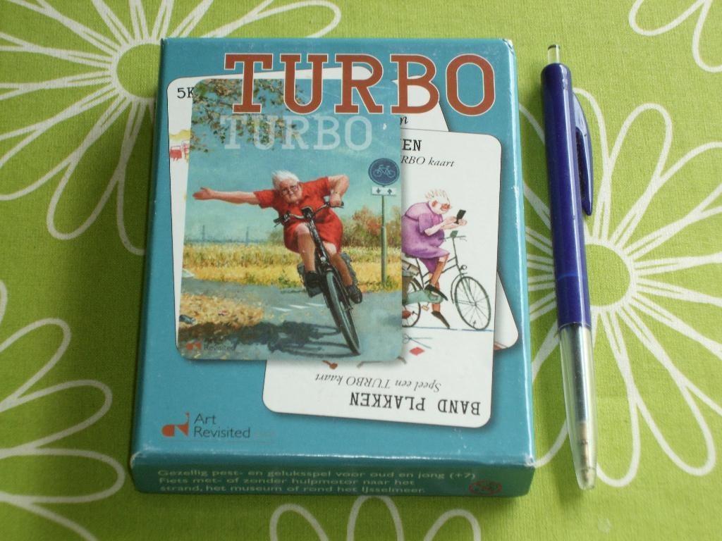 Turbo Marius van Dokkum editie - Gezellig pest en geluksspel, Hobby en Vrije tijd, Een of twee spelers, Ophalen of Verzenden, Zo goed als nieuw