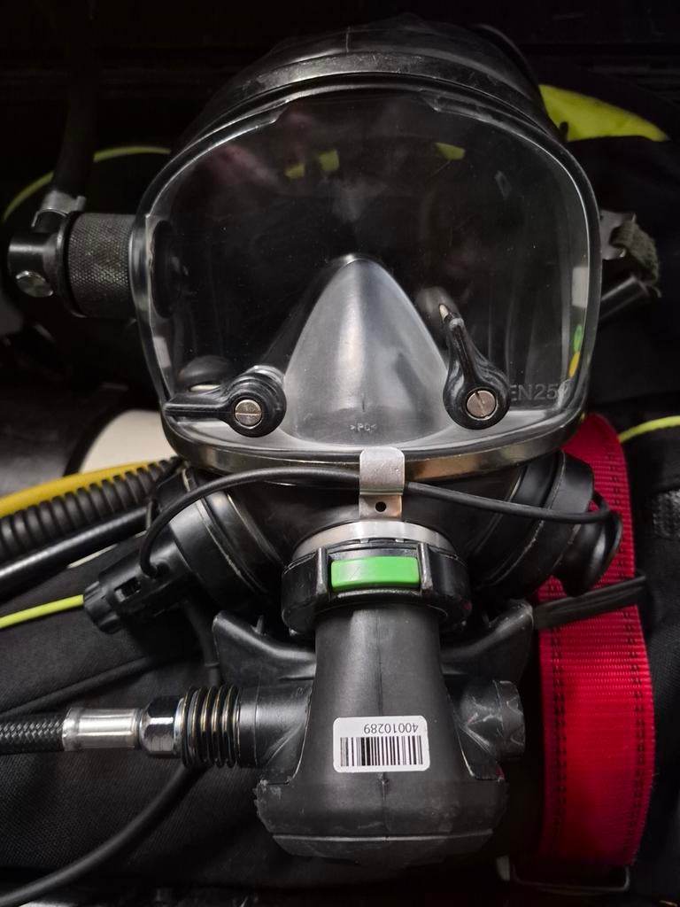 Drager panorama volgelaatsmasker, Ophalen