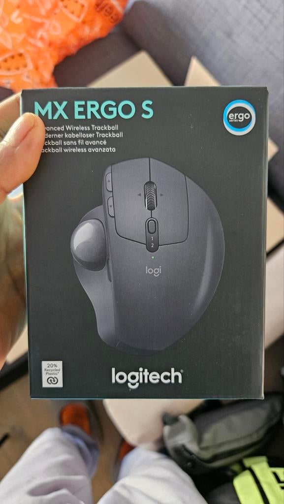 Logitech MX Ergo S draadloze trackball, Ophalen of Verzenden, Nieuw