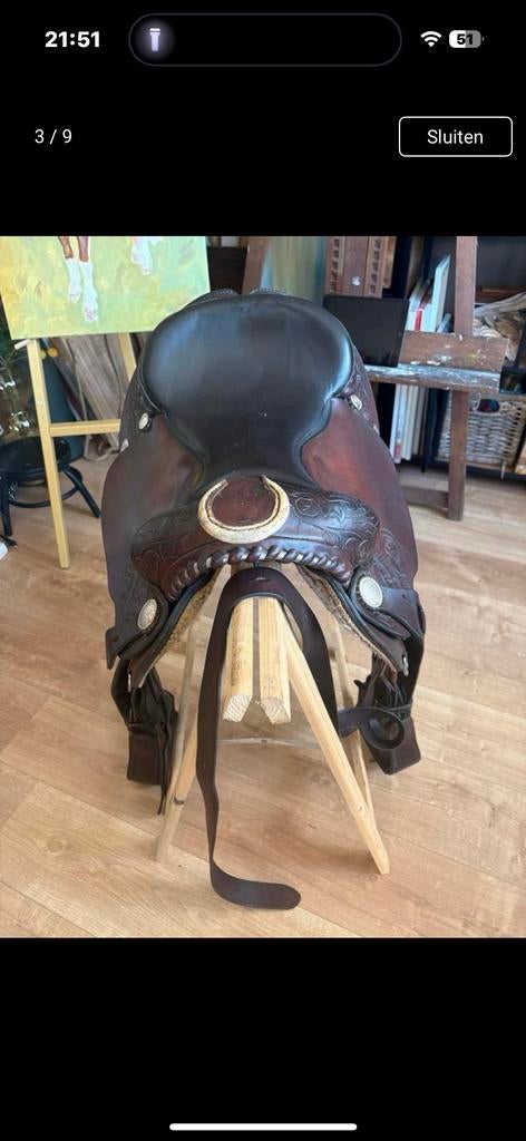 Western zadel Boan Allen. Kwaliteit!, Dieren en Toebehoren, Paarden en Pony's | Zadels, Ophalen, Western