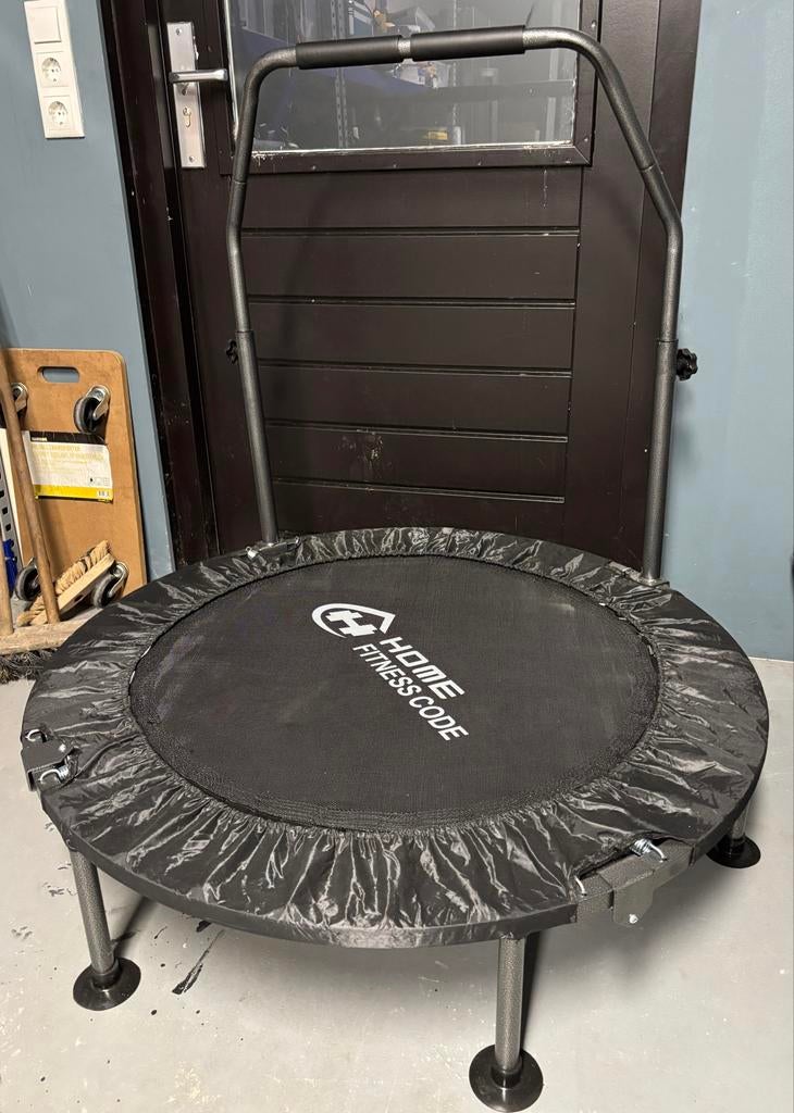 Home Fitness Code Trampoline met stang, Ophalen, Zo goed als nieuw