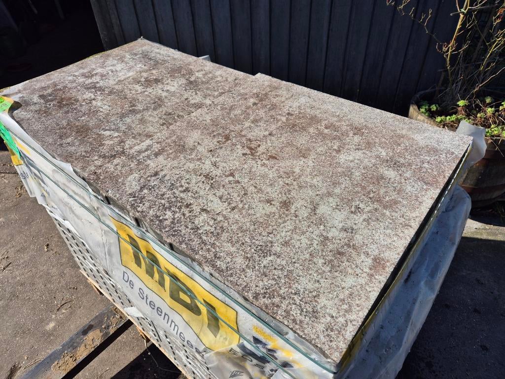 Brown beige grey terrastegels 60x60x4 tuintegels s-partij, Tuin en Terras, Tegels en Klinkers, Nieuw, Ophalen of Verzenden, 10 m² of meer