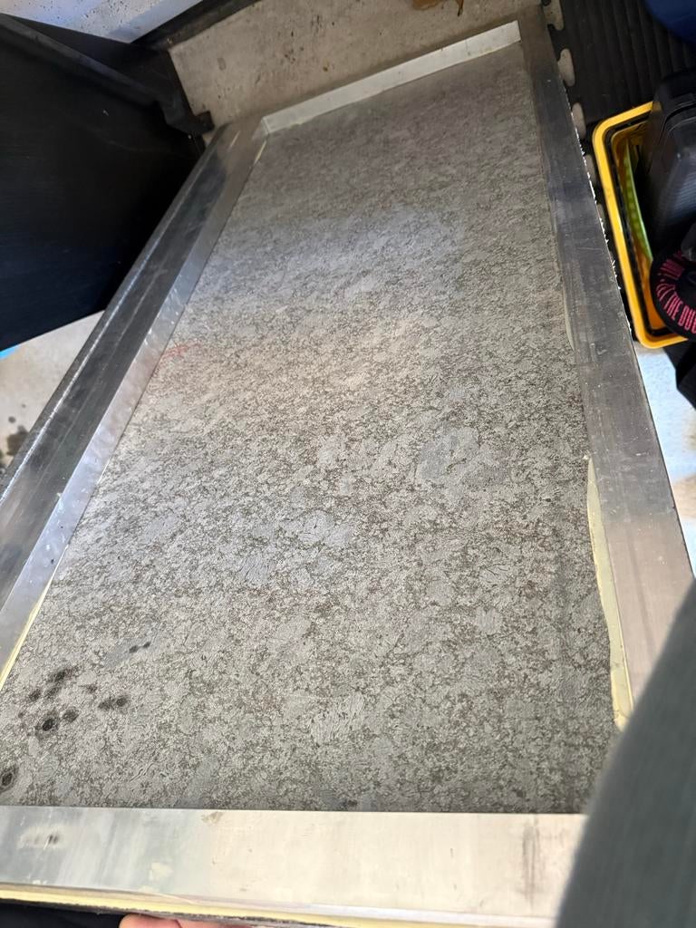 Natuursteen wasbak en blad, Ophalen of Verzenden, Gebruikt, Steen, Wastafel