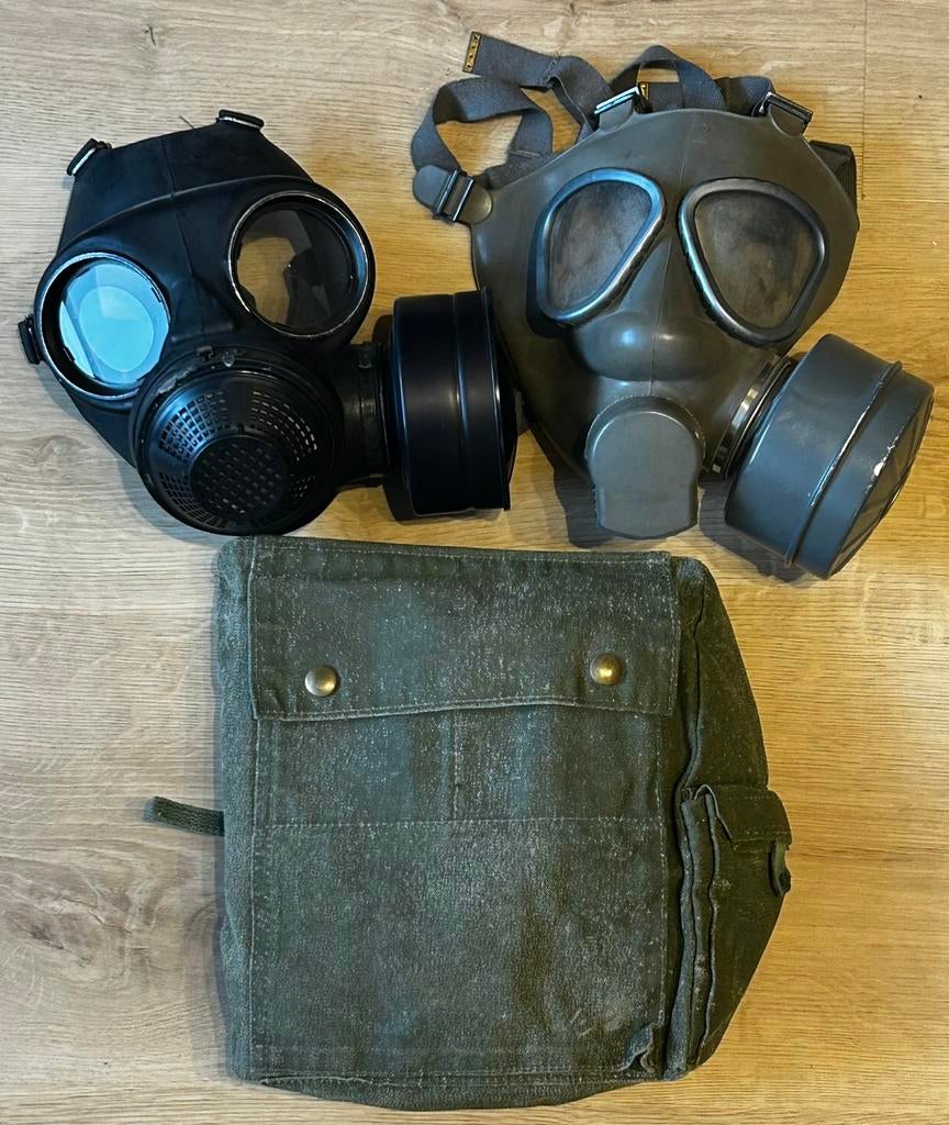 Nederlands en Zweeds gasmasker, Ophalen of Verzenden, Landmacht, Nederland, Overige typen