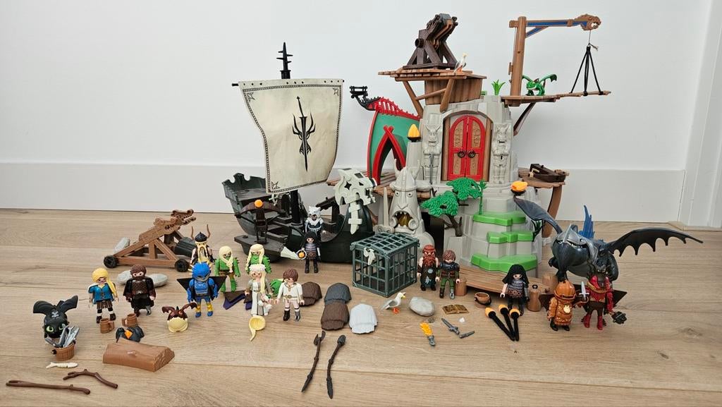 Grote Playmobil set Hoe tem je een draak - Compleet!, Ophalen of Verzenden