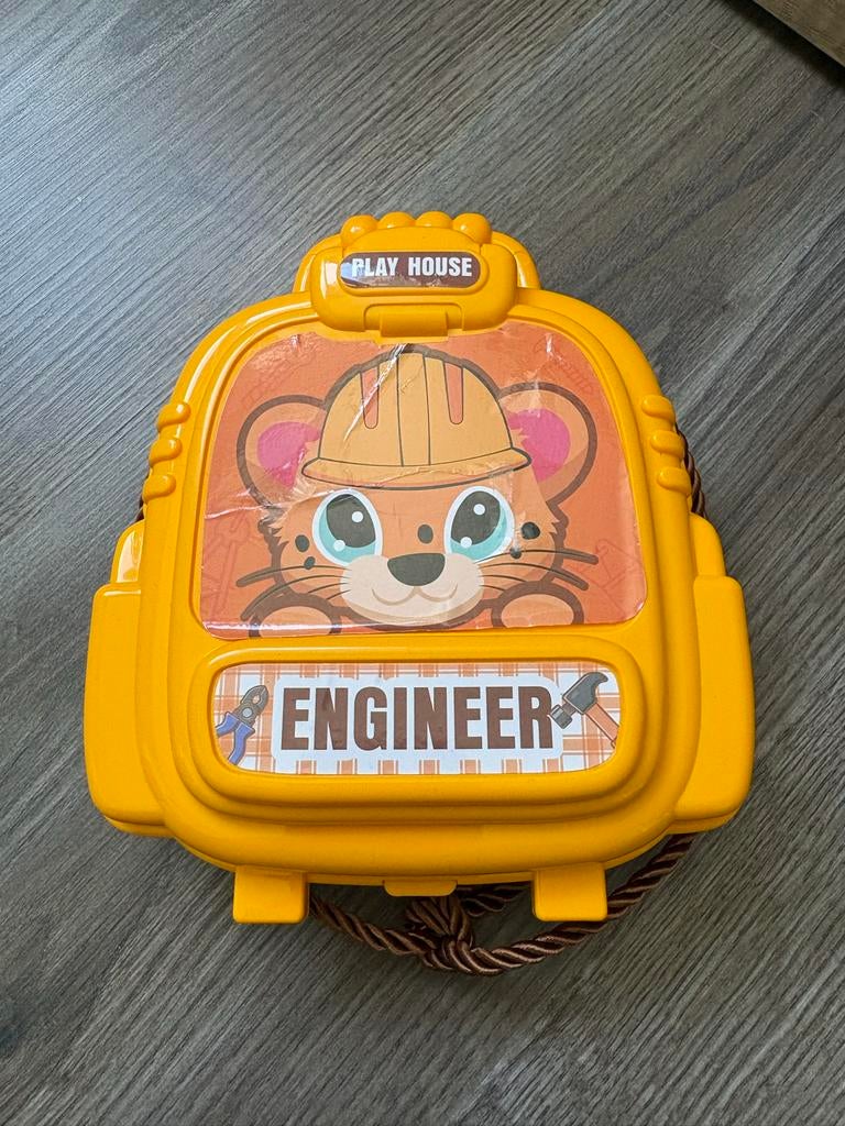 Speelgoed gereedschap set in tas, Ophalen, Gebruikt, Jongen