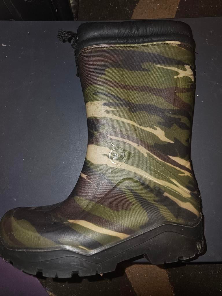Dunlop camouflage laarzen maat 33, Gebruikt, Jongen of Meisje, Ophalen of Verzenden, Laarzen