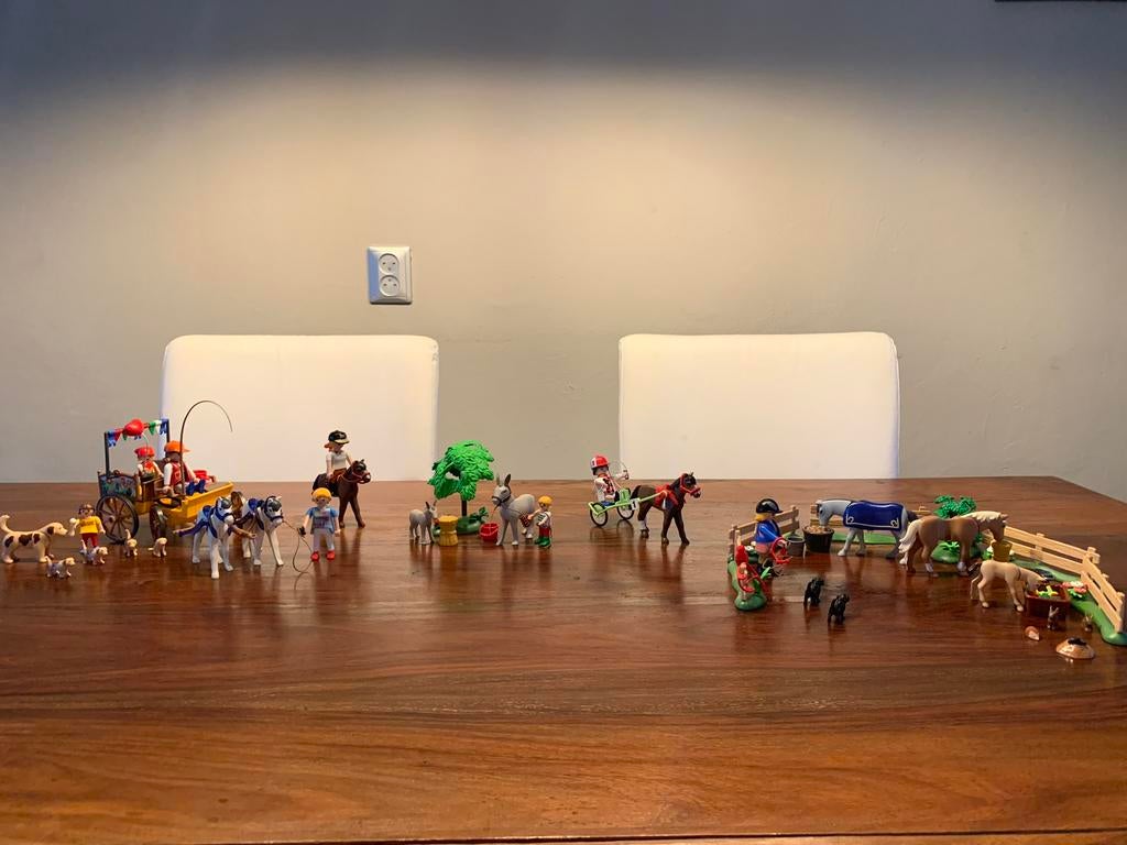 Playmobil 4188, 4192, 4191, 4187 en 4186, Ophalen of Verzenden, Gebruikt, Complete set