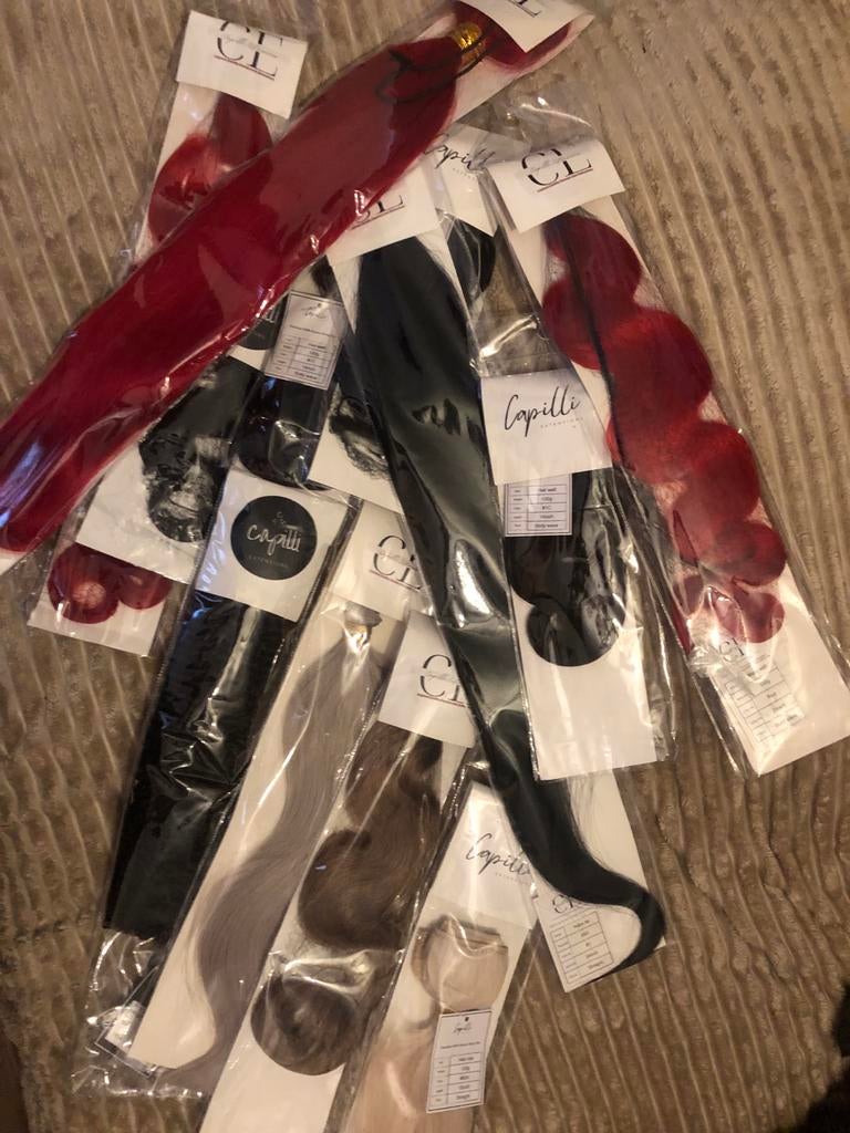 Capilli Extensions Premium 100% Human Remy Haar, Ophalen of Verzenden, Nieuw, Pruik of Haarverlenging